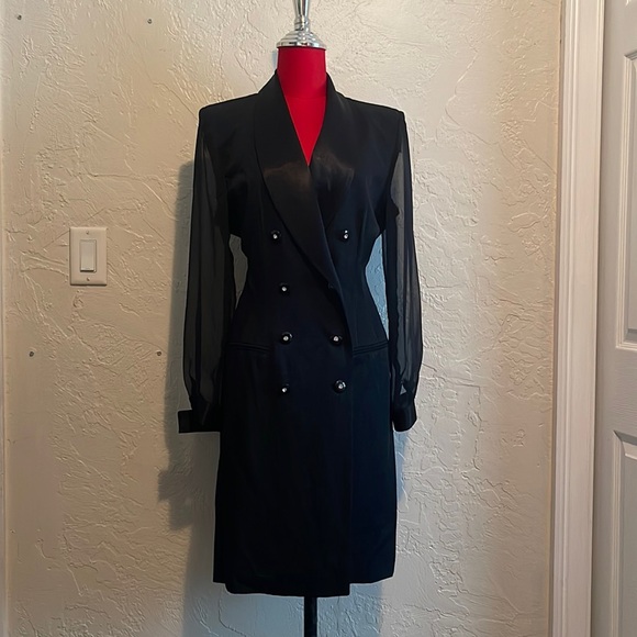 Danny & Nicole Dresses & Skirts - Vintage Blazer Dress Double Breasted